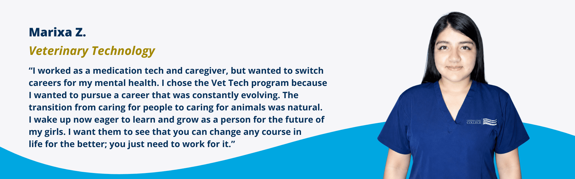 vet tech student testimonial