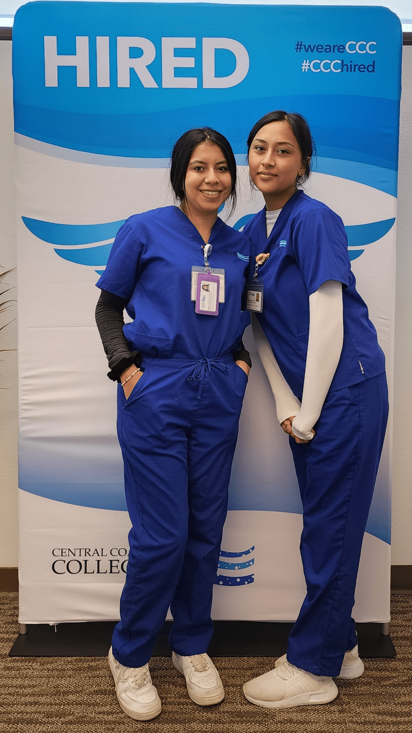 Perla and Estefania Medical Assisting CCC