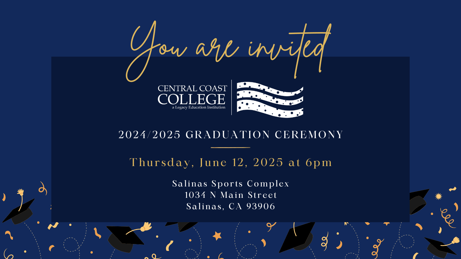 CCC grad invitation 2025
